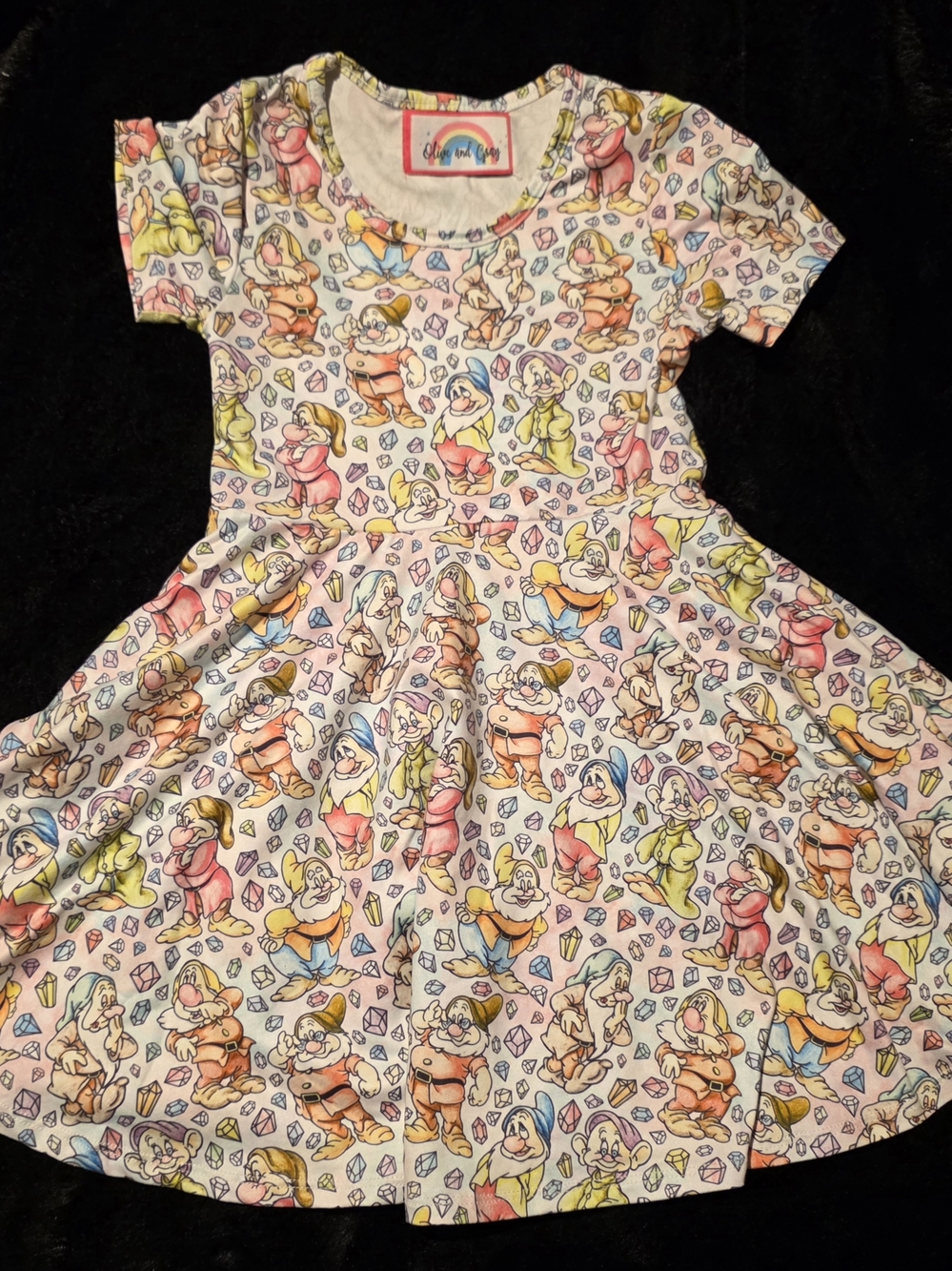 Olive & Gray Girls' Snow White Twirl Dress